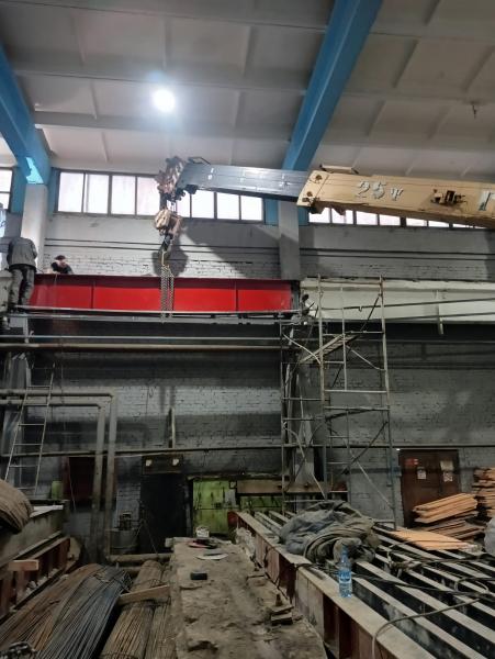 Монтаж подкрановых балок и металлоконструкций — фото 5